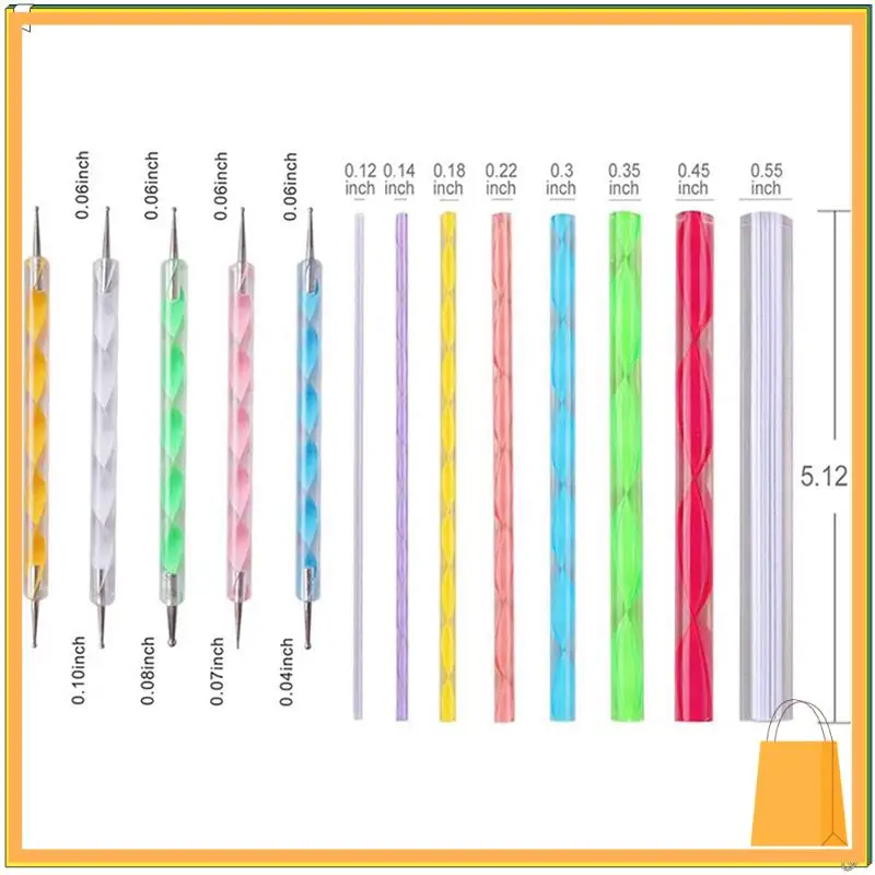 

L53A-Mandala Dotting Stencil Tools Rock Painting Kit Ball Stylus Dotting Tools Include Stencil, Paint Tray (51 Pack)