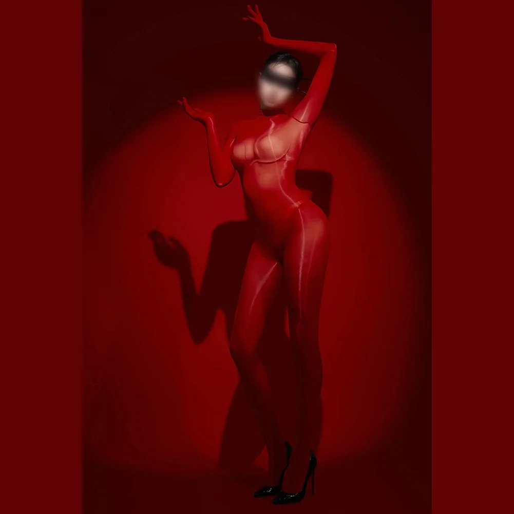 

Bodysuit Stockings Full Body Stockings Hotel Sleep Brand New Long Sleeve Medium Stretch Sexy Style Solid Color