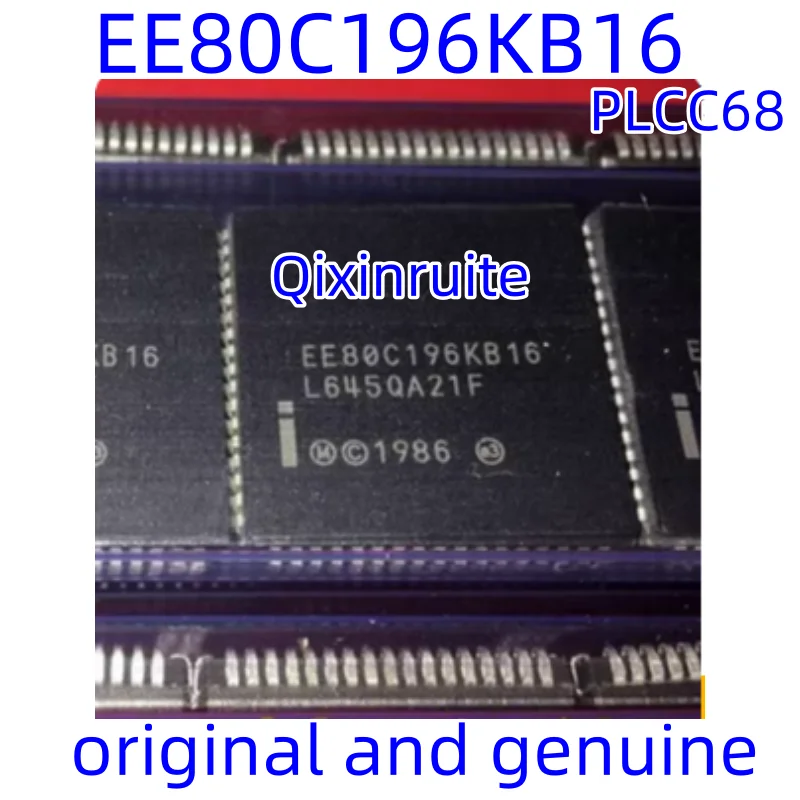 Qixinruite Brand new original EE80C196KB-16=EE80C196KB16 PLCC68 microprocessor integrated circuit IC chip