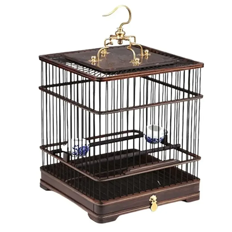 Outdoors Parrot Bird Cages Wooden Budgie Park Canary Bird Cages Luxury Villa Voladera Para Pajaros Jaulas Pet Products WZ50BC