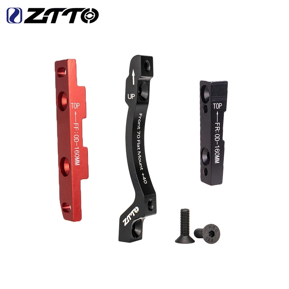 ZTTO Ultraleichter Rennrad-Scheibenbremsen-Adapter, hydraulische Scheibenbremsenhalterung für 140/160/180 mm Bremsscheiben, Fahrradhalterung