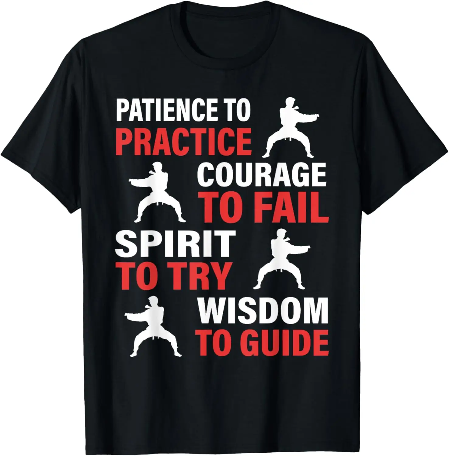 

Karate Student Teacher Trainee Trainer Karateka Practitioner T-Shirt