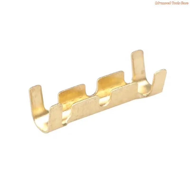 Wiring Terminal Brass Crimp Terminal U-shaped Terminal Tab 0.3-1.5mm² W91B