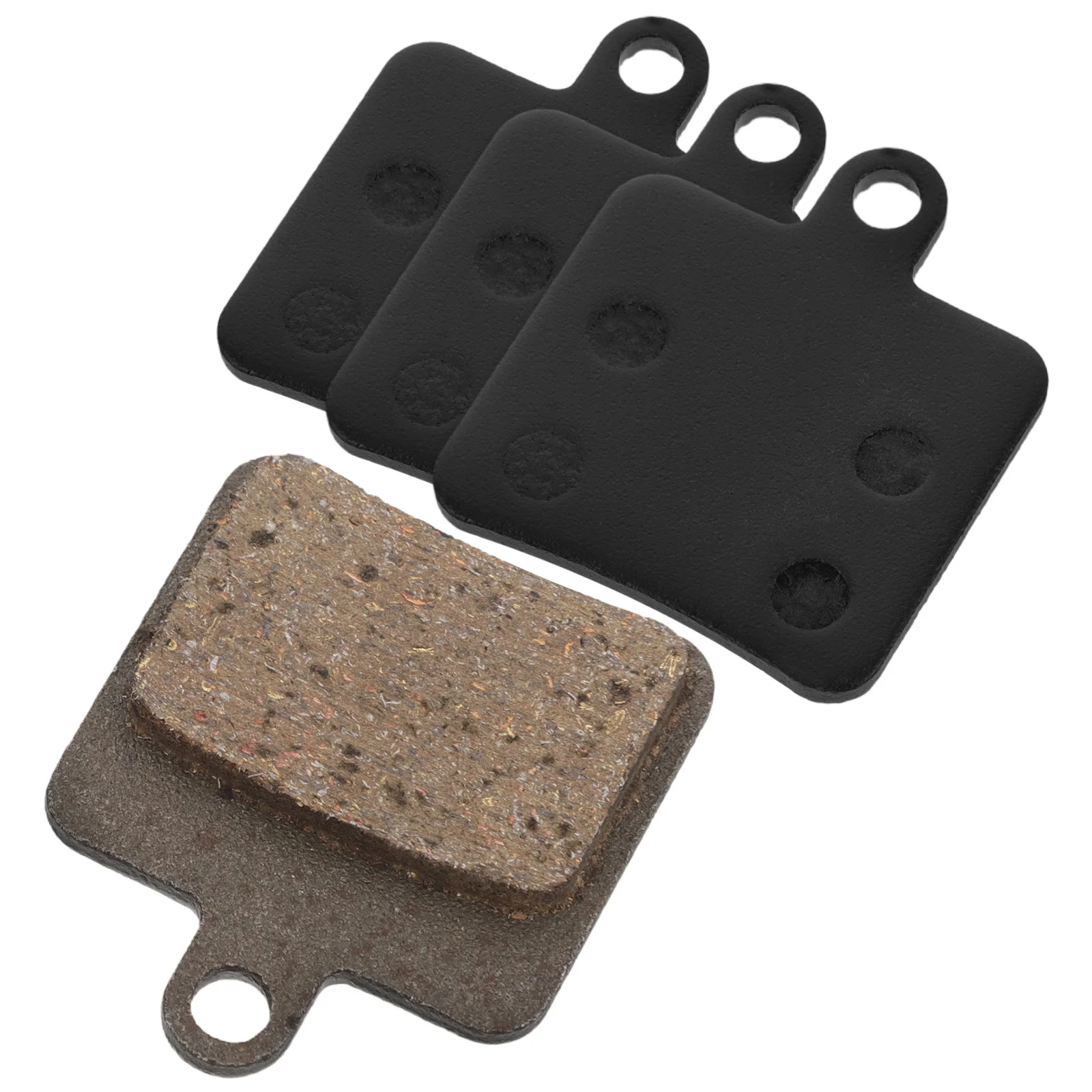 

2Pairs Bicycle Disc Brake Pad Replacement Kit Semi-Metallic Resin for Mountain Bikes Compatible M355 M446 Durable Stop