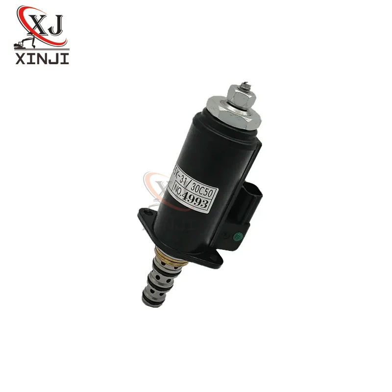 New Proportional Hydraulic Pump Solenoid Valve YN35V00041F1 KDRDE5K-31/30C50-102 For Kobelco SK200-6 SK200-6E