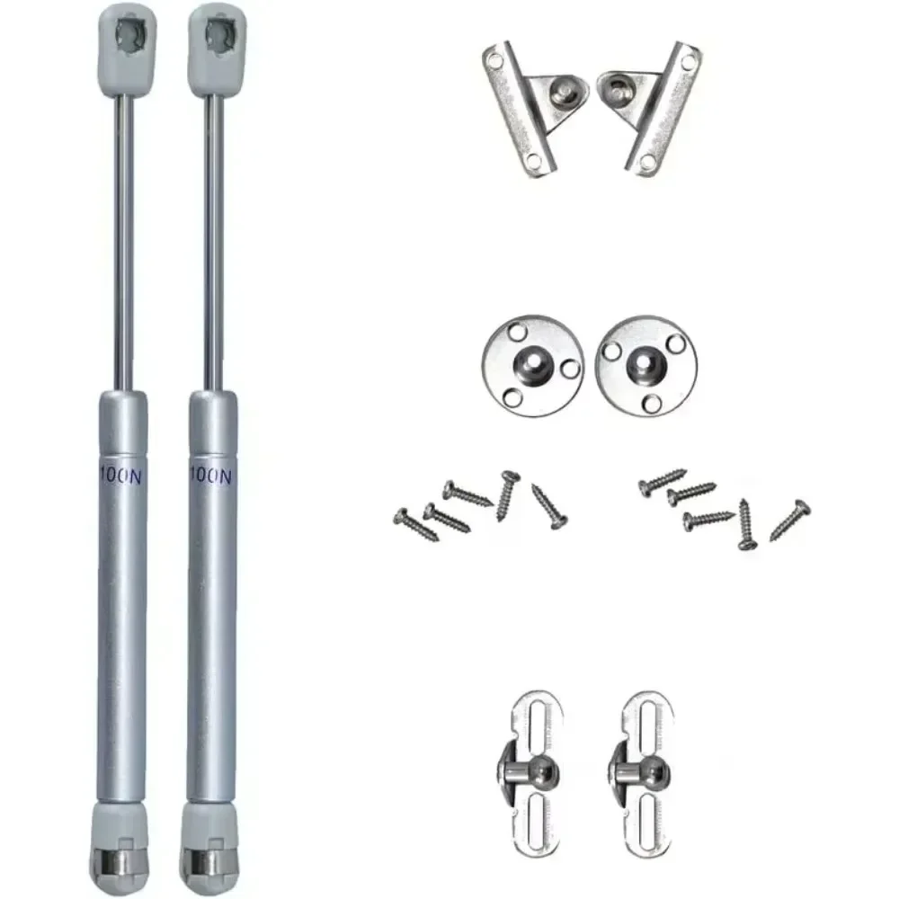 

1pcs 40/60/80/100/120/200N Cabinet Door Lift Support Gas Strut Hydraulic Spring Hinge Copper Force Cupboard Hinge Furniture Tool
