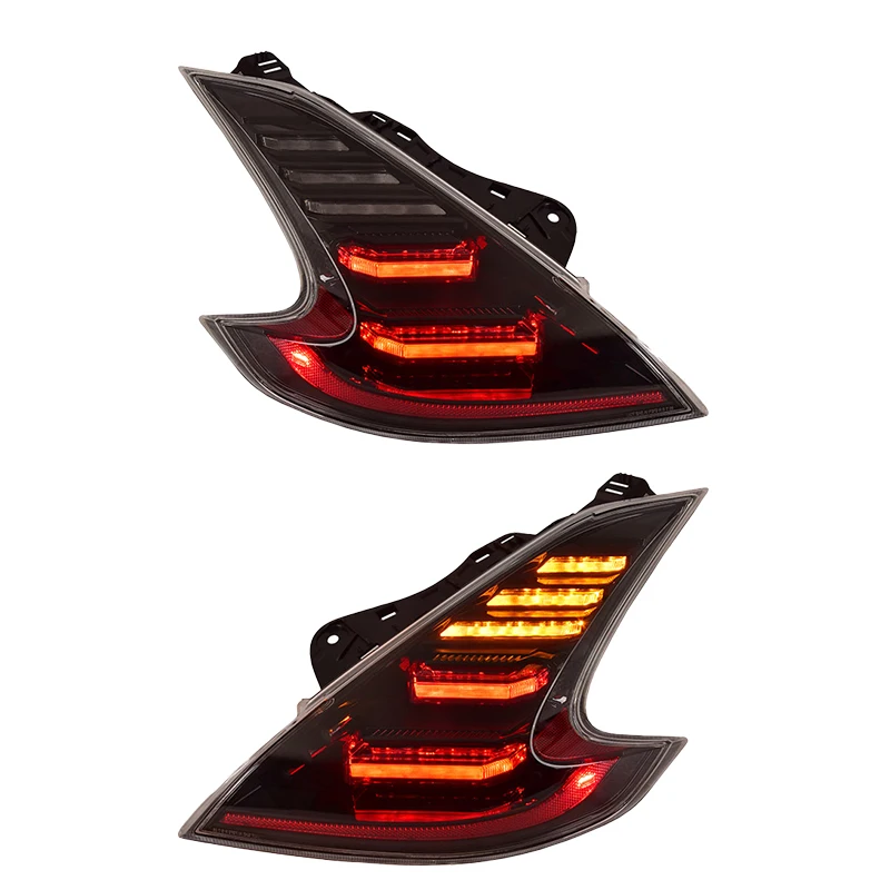 YU GUANG for Nissan 370z Plug and Play LED Tail Lights Rear Lamp 2008 2019 Car Accessories Rear Back Indictor Lights Taillight