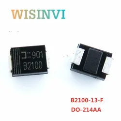10-50PCS B2100-13-F B2100 B230-13-F B230 B250-13-F B250 B280-13-F B280 SMB DO-214AA Zener diode Schottky Diode TVS