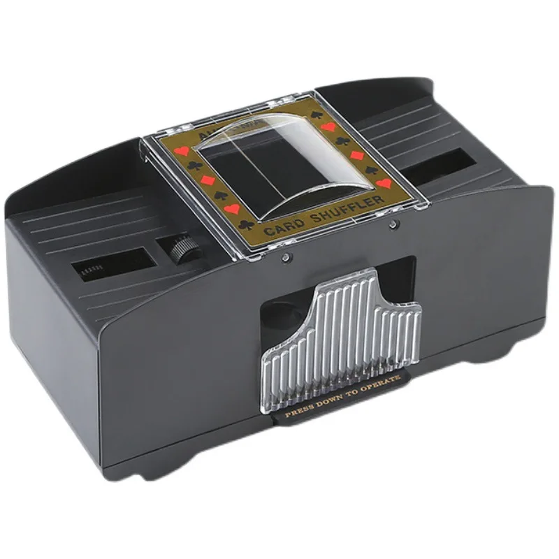 

Electric Poker Card Shuffler Texas Hold'em Card Shuffler Easy-to-use game dealing device (batteries not included)