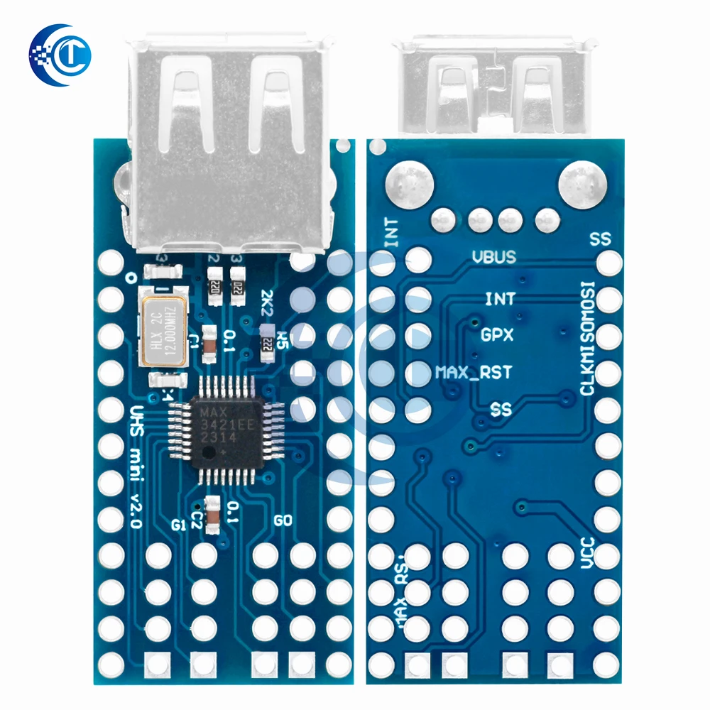 MAX3421E 2.0 ADK Mini-USB-Hostmodul: Unterstützt Google Android ADK, SLR-Entwicklung – USB-HUB, 3,3 V, kompatibel mit Arduino