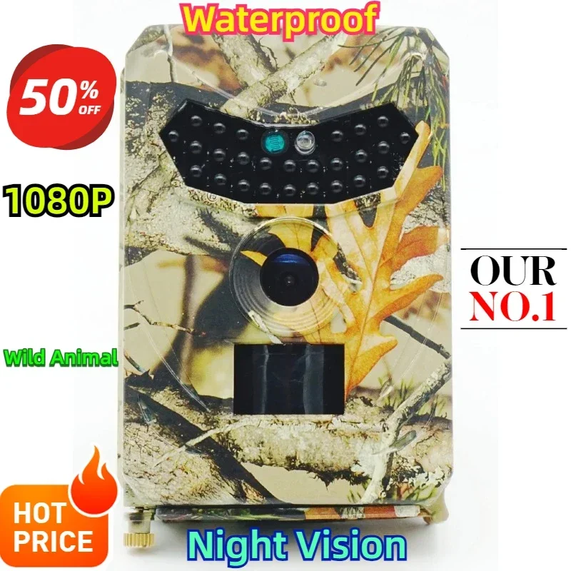 

12MP Wild Animal Detector Trail Camera HD Waterproof Monitoring Infrared Heat Sensing Night Vision Outdoor Hunting Camera