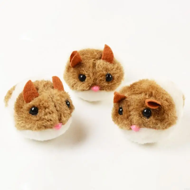 E06B ของเล่นแมวอินเทอร์แอคทีฟหนูที่เคลื่อนไหวจับได้ของเล่นสำหรับลูกแมวในร่ม