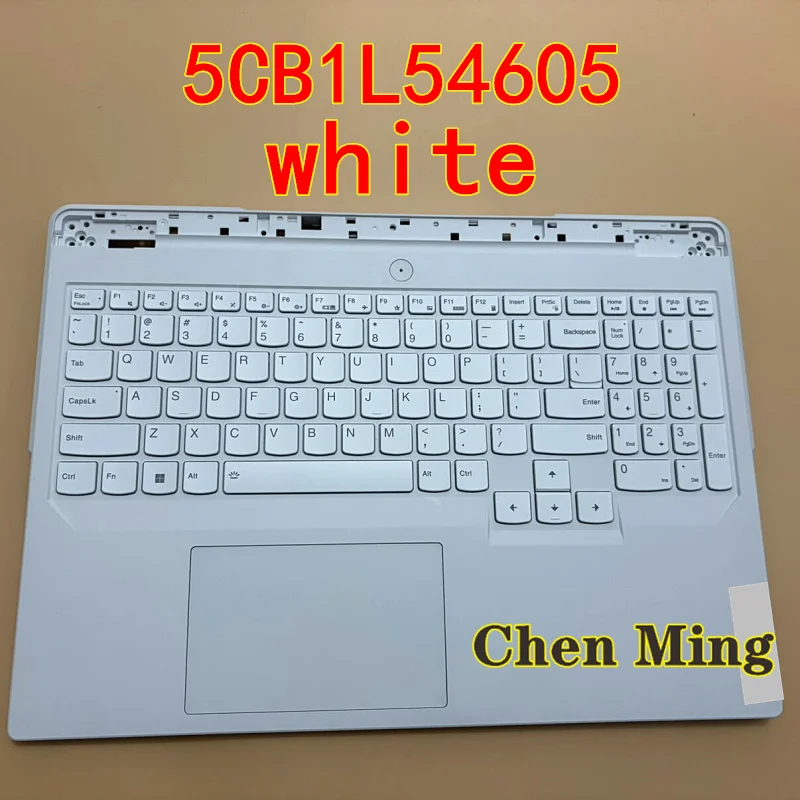 

Новый верхний корпус (C-крышка) для ноутбука Lenovo Legion Pro 5 16ARX8 IRX8 с клавиатурой US English и тачпадом, белый (5CB1L54605)