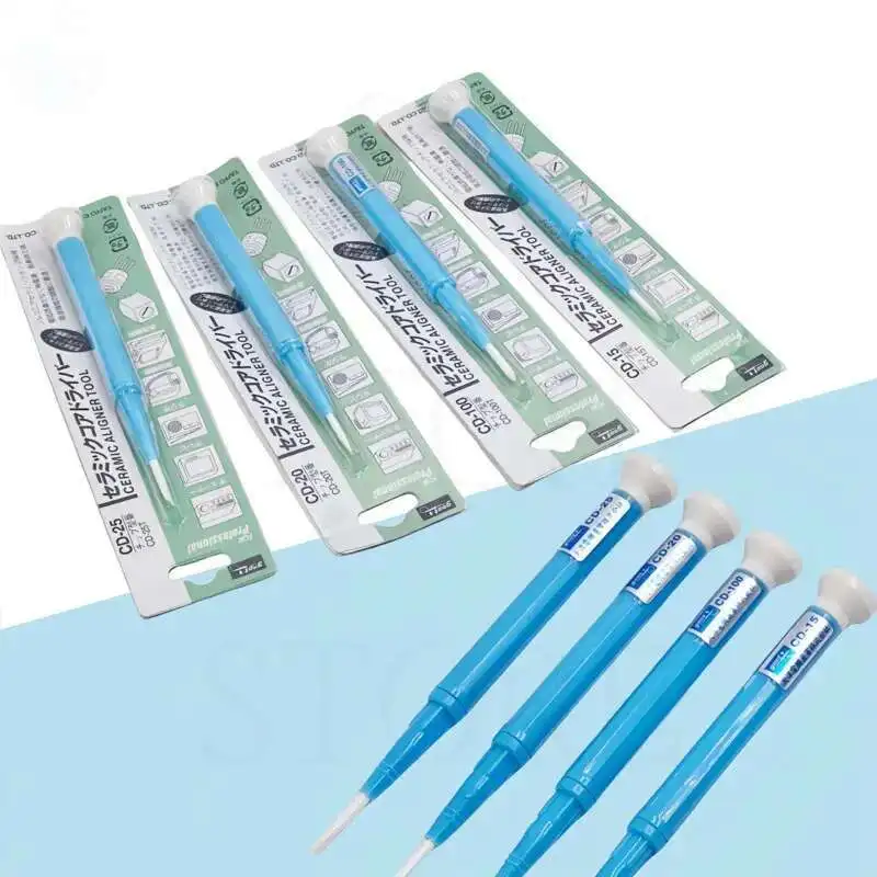 Ceramic Screwdriver Kit CD-20 CD-25 Antistatic Non-magnetic Slotted Screw Driver Flat Point Slotted Screwdriver Power Tool