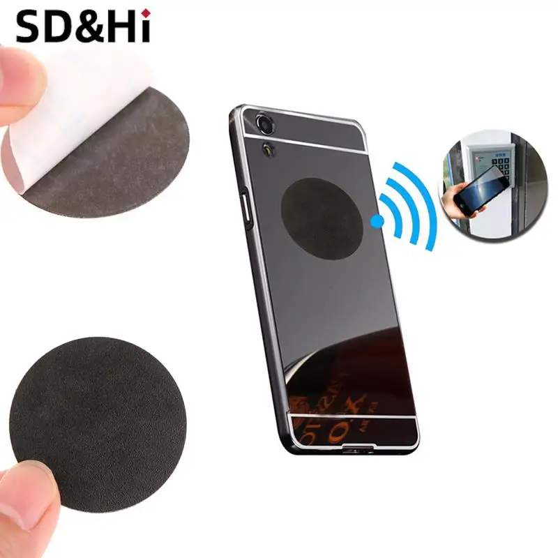 RFID 125KHz T5577 Rewritable Sticker Keytag Anti Metal Interference Label Writable Key Token Tag Card Duplicate Clone NFC Tags