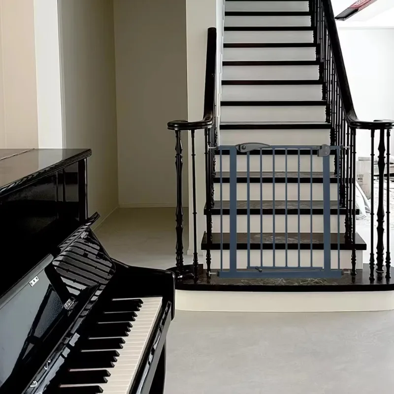

Adjustable Indoor Safety Gate for Pets Iron Material Barrier with Modern Style Safe for Dogs Adjustable Width