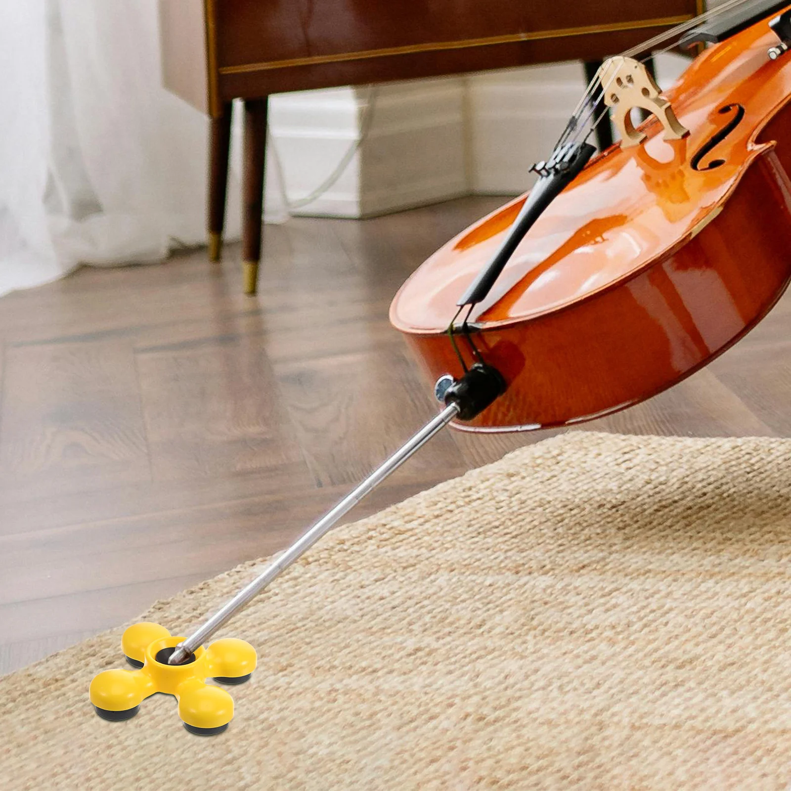 

Anti-slip Cello Rest Pad Holder Endpin Performances Accessory Mat Stand Support Skid