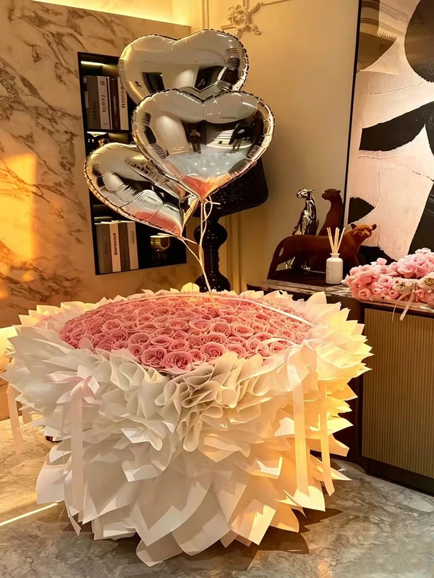 On Fairy Kiss Eternal Flower Bouquet Atmospheric Gift Graduation Birthday Wedding Gift for Girlfriend