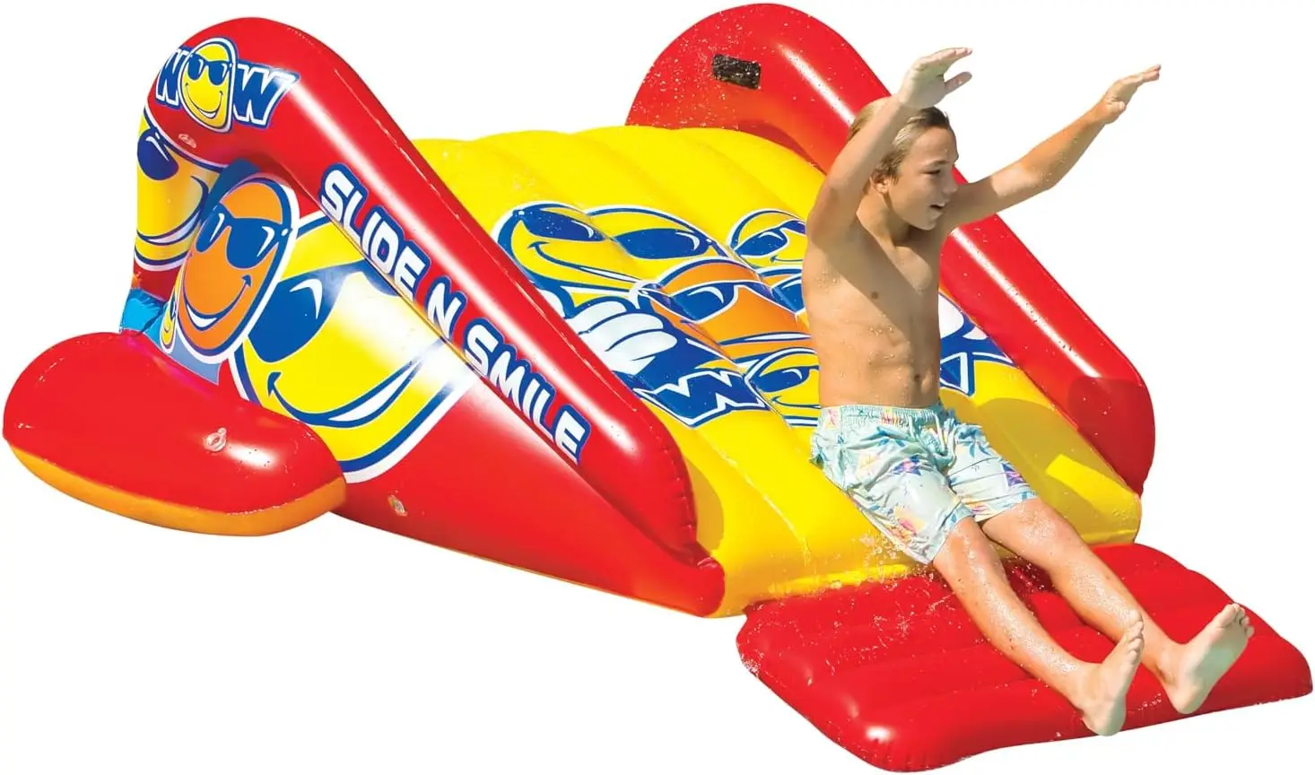 

Inflatable Water Slide with Sprinklers for Kids Pool Fun, Easy Setup and Safe Play