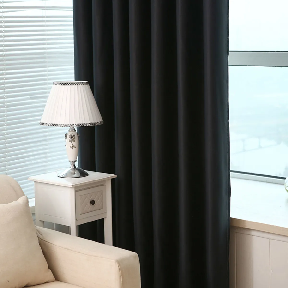 39x84 Inch Blackout Curtains Room Darkening Thermal Insulated Grommet Blocking Soundproof Fade Resistant Window Drapes