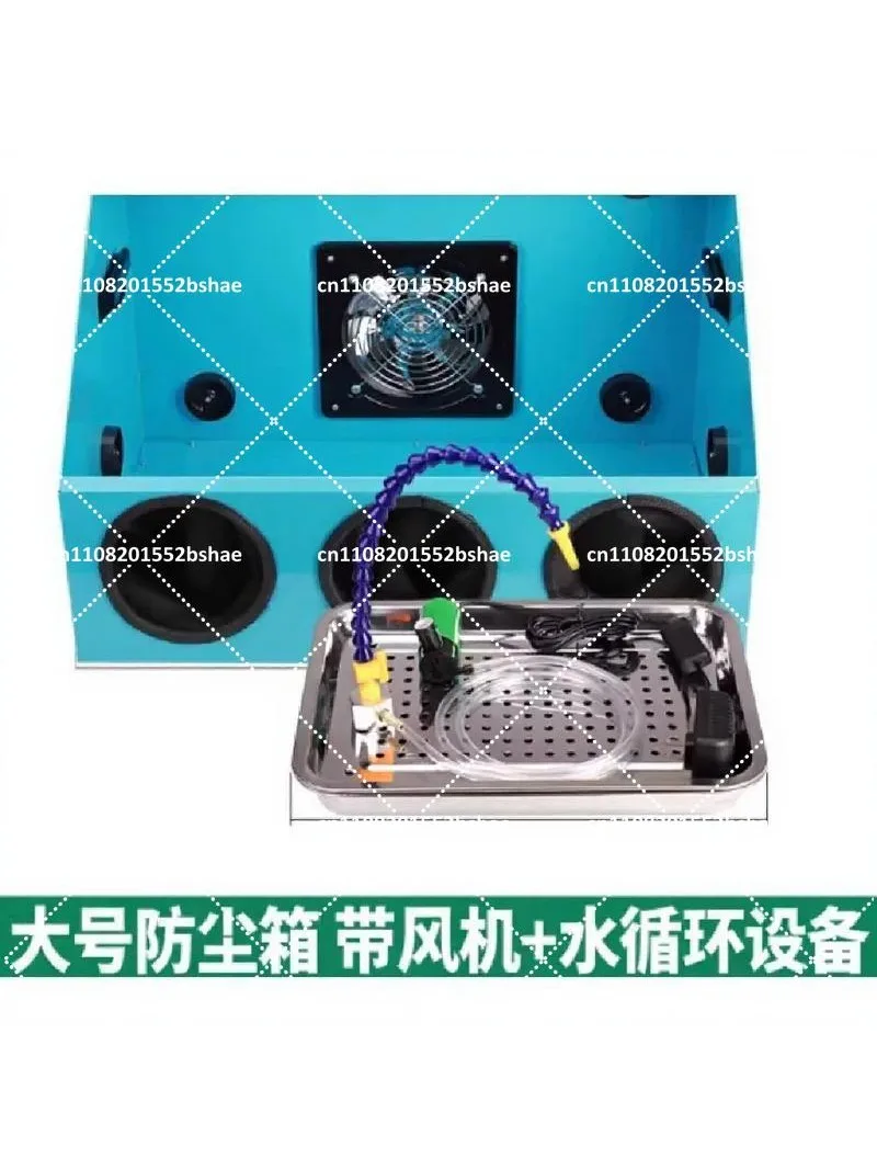 

Jewelry Engraving Polishing Machine Metal Dust Box Grinding Table Mill for DIY Craft