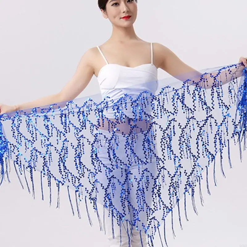 Q0ke Belly Dance Hip Scali, Sweet Belly Dance Spódnica Wrap Costins Belly Dance Costume