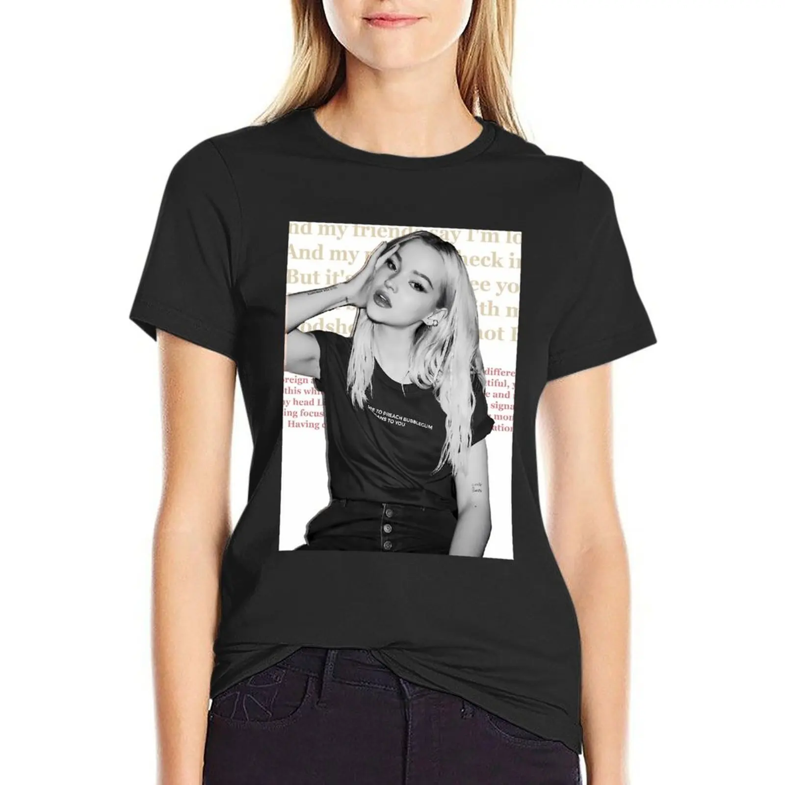 

Dove Cameron - Bloodshot \t \t T-Shirt heavyweights cute clothes oversized funny t shirt dress Women