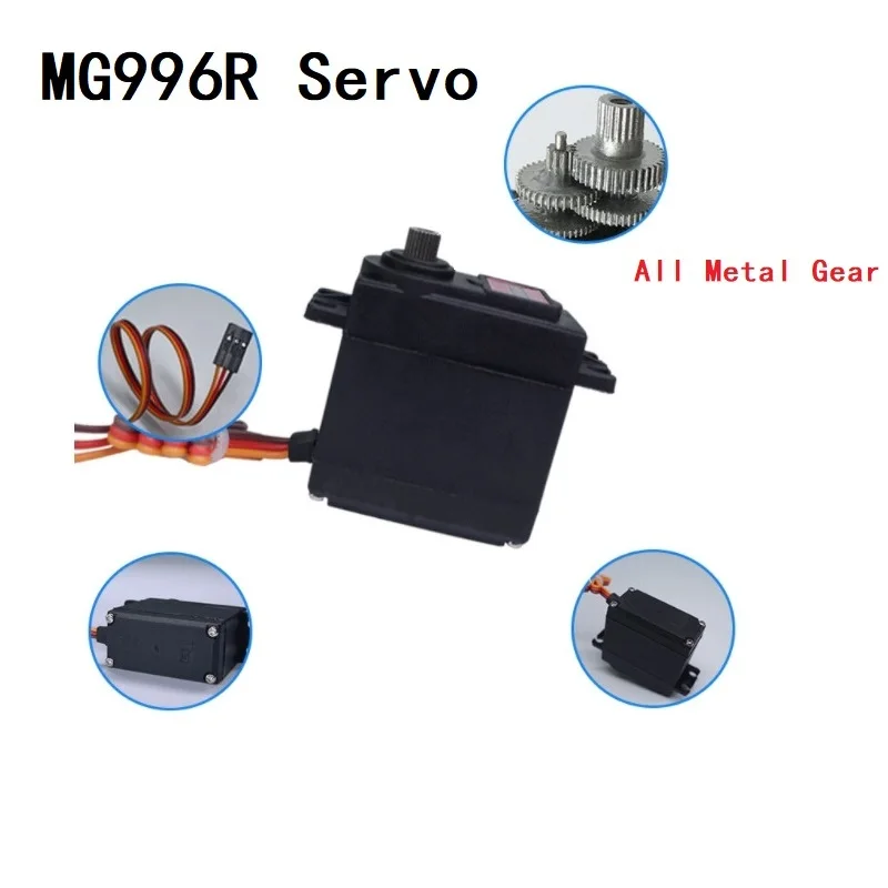 MG996R 13kg Cyfrowe serwo o wysokim momencie obrotowym do Futaba JR 1/8 1/10 RC Car Helicopter Robot Manipulator RC Boat