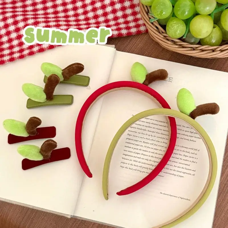 Niedlicher Haarreif in Fruchtform, Haarspange, süßes und lustiges Haarband, Seitenklammer, süße und vielseitige Haaraccessoires – Detail 8