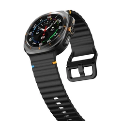 No Gaps Silicone Sport Strap For Samsung Galaxy Watch Ultra 47mm Band For Galaxy Watch Ultra 47mm Bracelet Watchbands