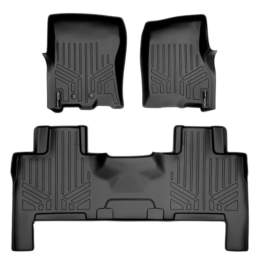 

Floor Mats 2 Row Liner Set Compatible with 20112017 Ford Expedition