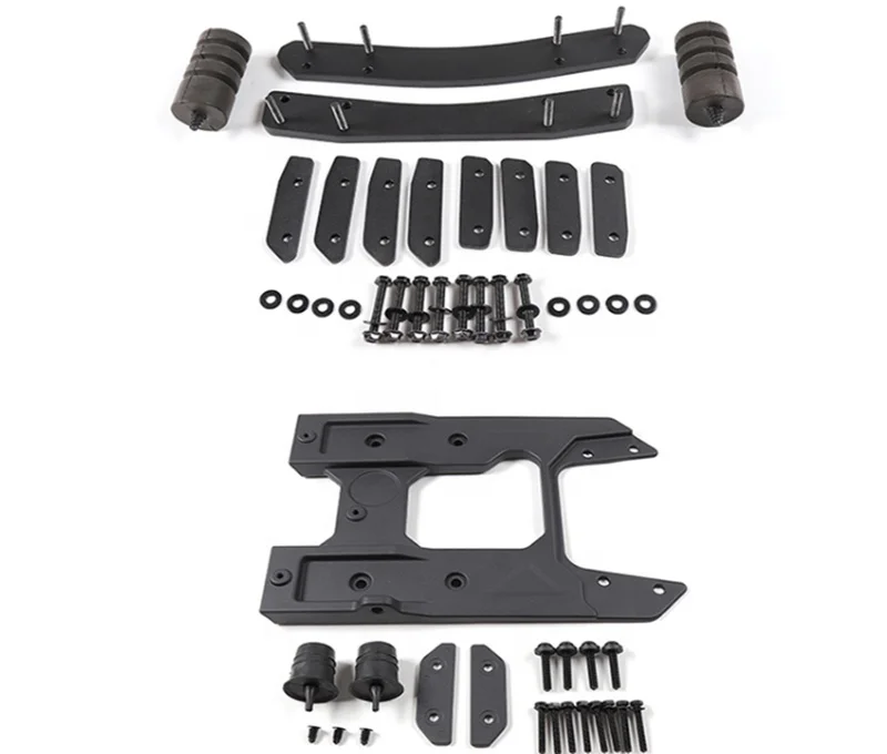 Spare Tire Carrier Tailgate Bracket for 2018-2021 Jeep JL Wrangler Hinge Reinforcement Kits Accommodates 35