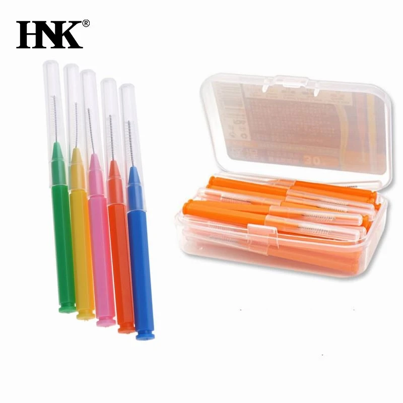 10-100pc I Shaped Interdental Brush Denta Floss Interdental Cleaners Orthodontic Dental Teeth Brush Toothpick Oral Care Tool