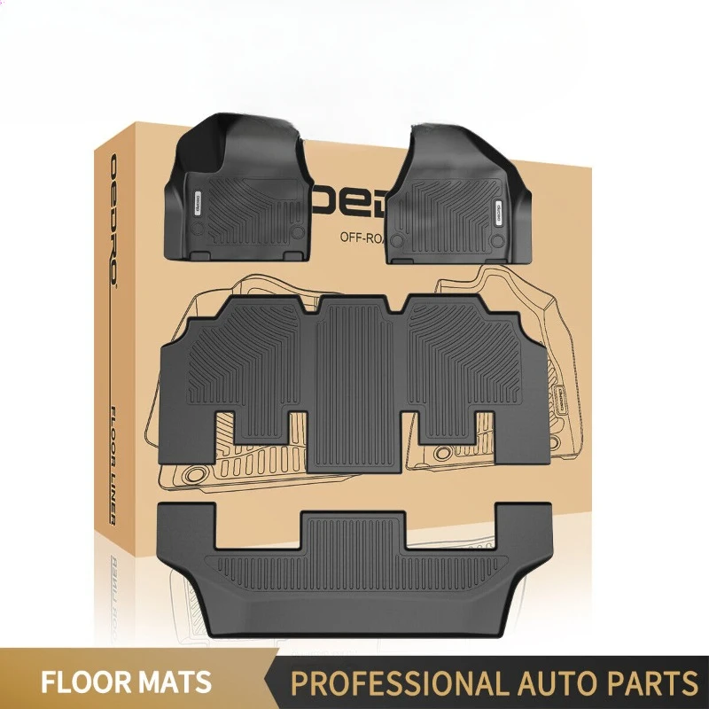 Floor Mats Liners for 2017-2024 Chrysler Pacifica 1st/2nd/3rd Row All-Weather United States