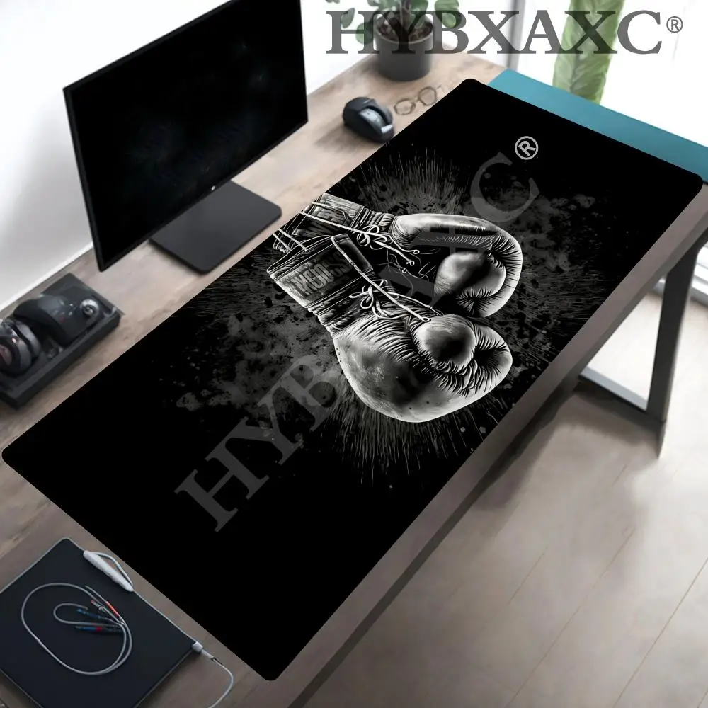 

HYBXAXC Boxing gloves Mouse Pad Large mouse XXL Gaming playmat Rubber Lock Desk Mat Computer keyboard carpet Gamers work office
