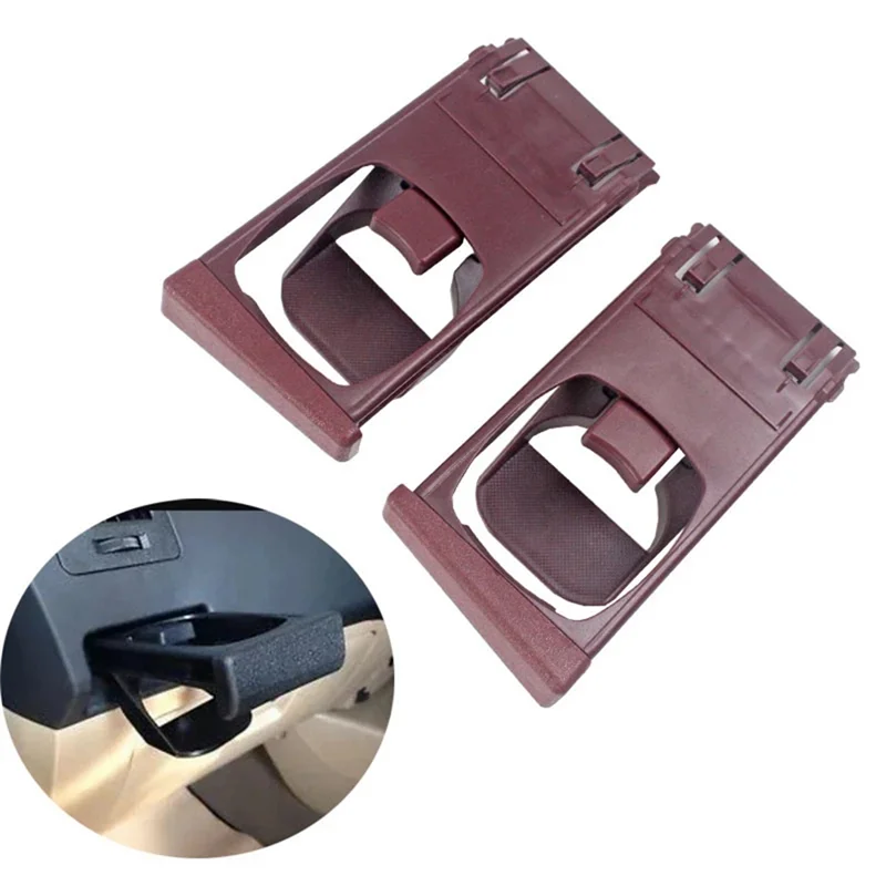 

A63T-1 Pair Cup Holder Armrest Box Storage Car LH+RH Dash Cup Holder Tray For Toyota Hilux Vigo Fortuner SUV SR MK6 Pickup 2004-