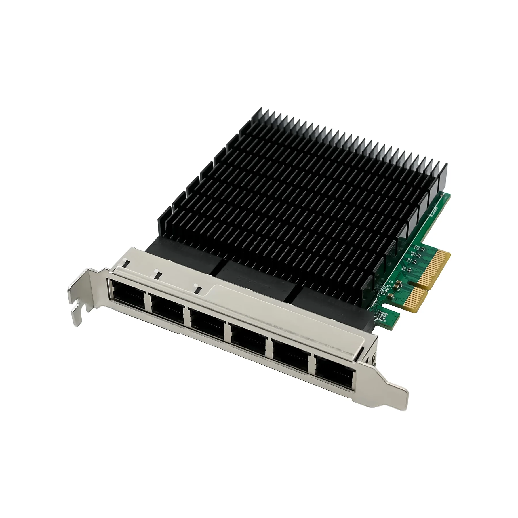 PCIe X4 RTL8125B Seis- 2.5G Cobre Ethernet NIC
