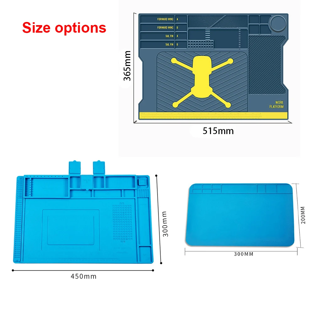 Silicone Heat Insulation Pad Remove solder pad ESD AntistaticHigh temperature resistance Phone Motherboard Repair Working Pad