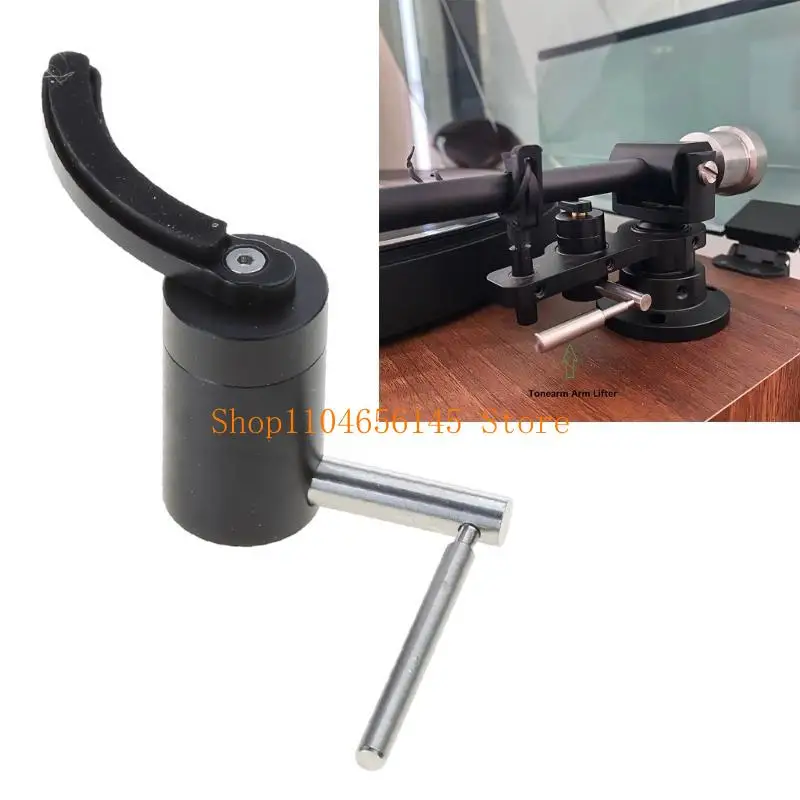 

652F Aluminum Alloy High End Tonearm Lifter Arm Lift For Turntable Disc Vinyls Record Lift Arm Accessories Spare Parts