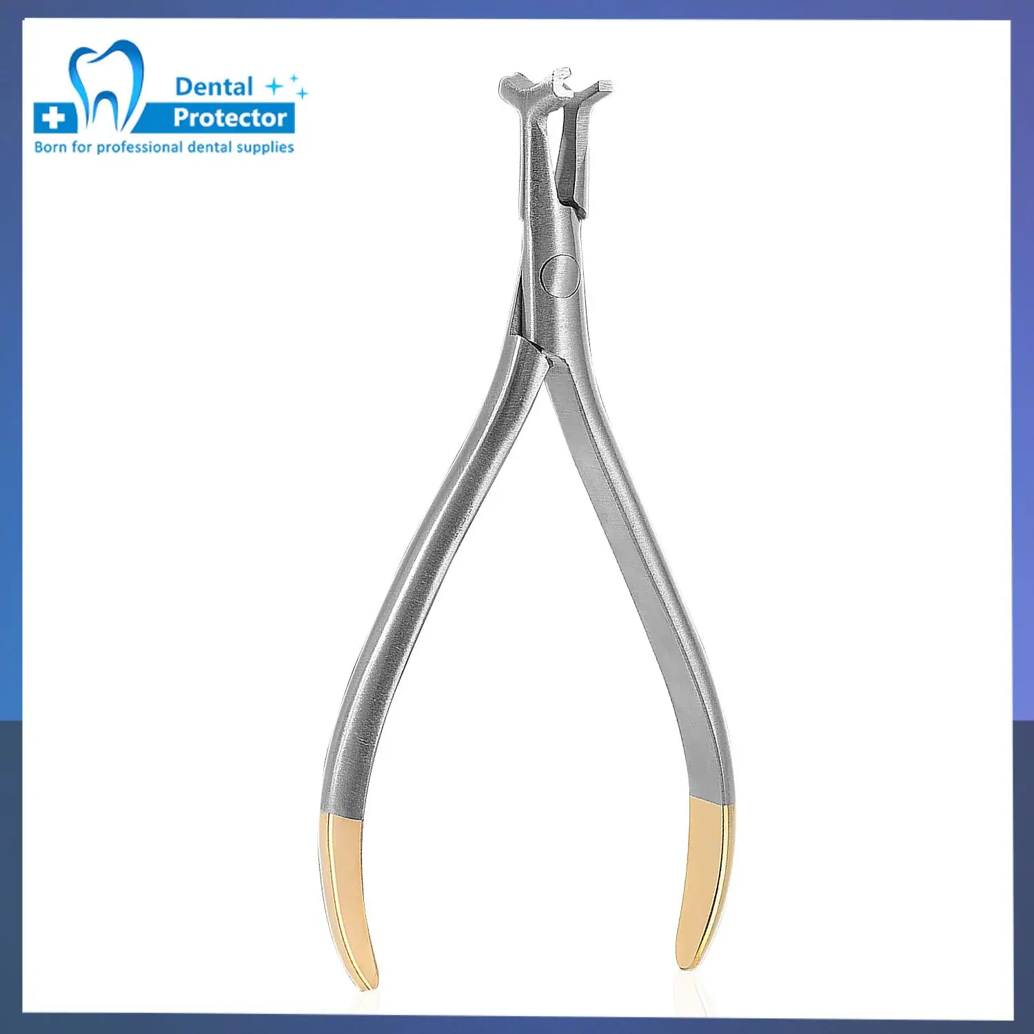 Estremità dentale NiTi Pinza piegatubi Pinza ortodontica Strumento Arco filo Distale Estremità Curva posteriore Pinza Strumento dentista in acciaio inossidabile