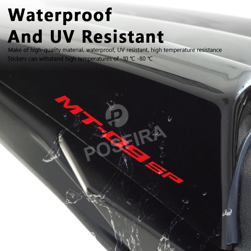 POSFIRA オートバイステッカー防水デカールヤマハ MT09 MT 09 MT-09 SP 2018-2025 2024 2023 アクセサリーバイクステッカー