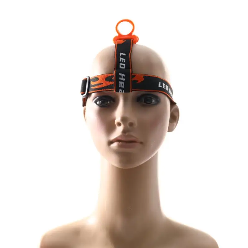 Flashlight Headband Head Strap Belt Band Mount Holder Stand for 22 to 32mm LED Torch Diving Headlamp Bike Head Light