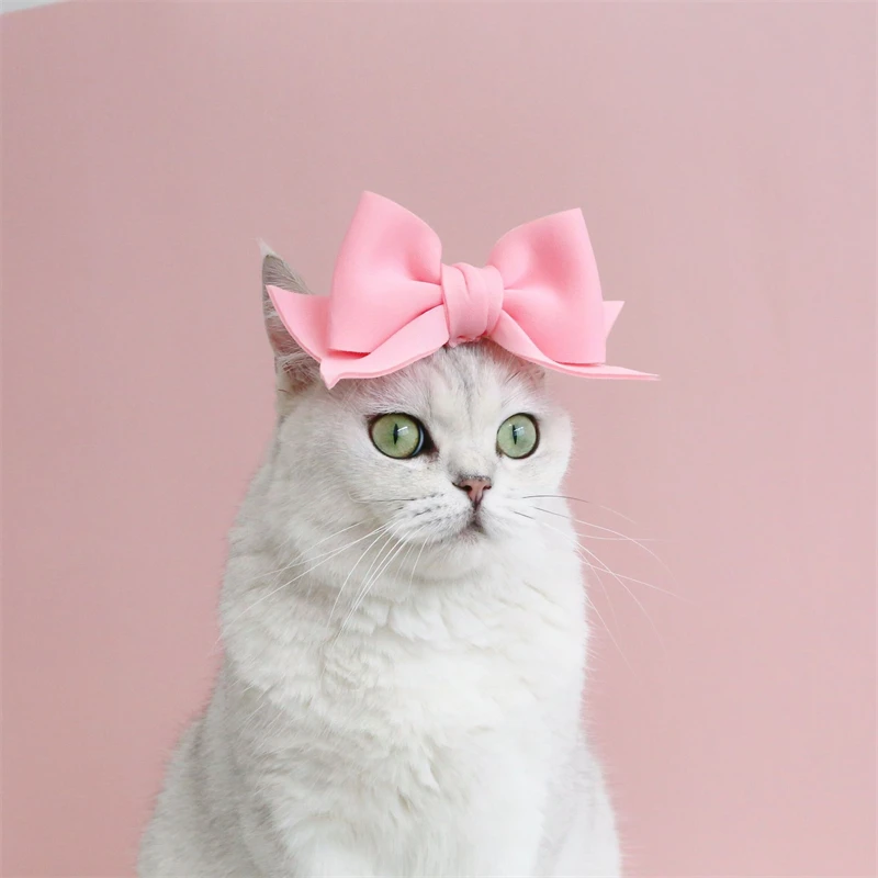 Lovely Bow Tie Hair Hoop for Cats Princess Cat Party Head Wear Pet Gifts Small Medium Dogs Accessories Elastic Cats Pet Products