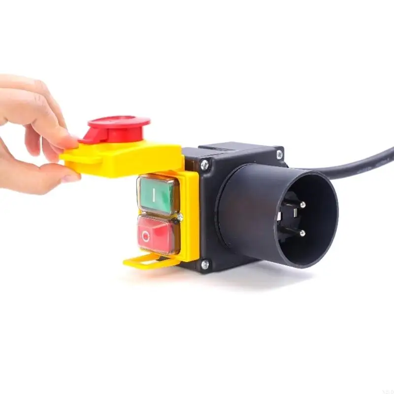250V 16A Push Button Electromagnetic Switches Water Resistant Switches PVC Control Switches for Loging Cutter Machines N2UD