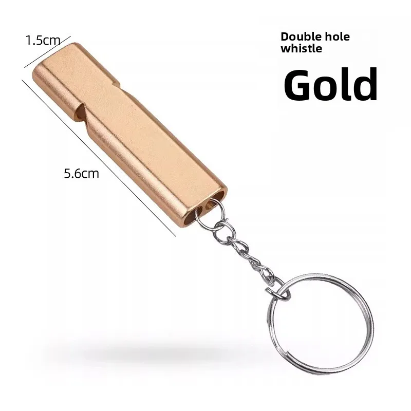 صفارة نجاة معدنية عالية الديسيبل - صفارة طوارئ عالية الصوت للإنقاذ في الهواء الطلق والزلازل ومعلم البولي ايثيلين وتدريب الطيور #6