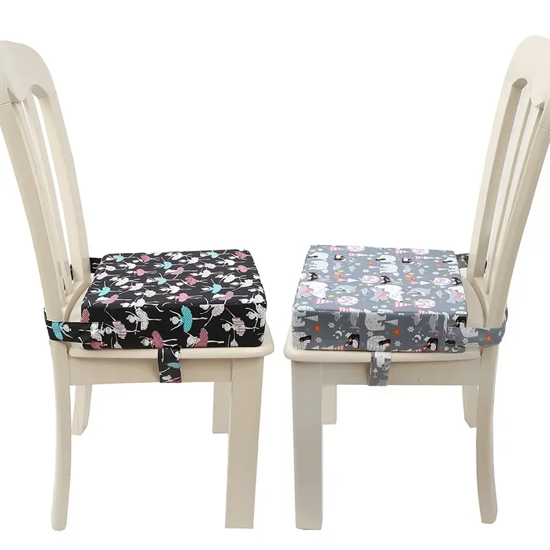  Children Increased Chair Pad Adjustable Baby Furniture Booster Seat Portable Kids Dining Heighten Cushion Pram Chair Removable