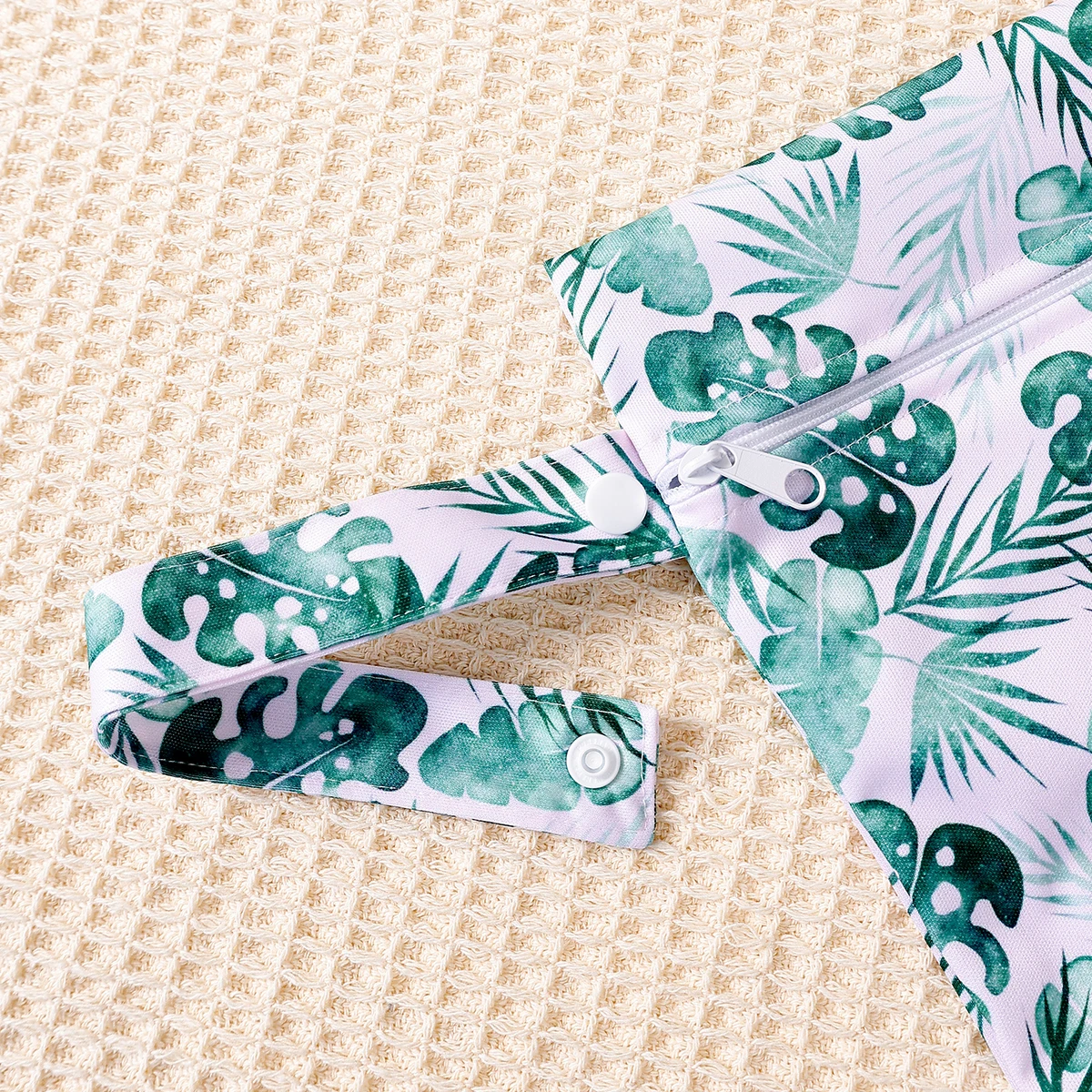 Nuevo Juego de 2 uds de bolsa de pañales para bebé, impermeable, paquete seco y húmedo, bolsa de almacenamiento para manta, bolso de mano para insertar pañales, bolsa de transporte para cochecito de viaje