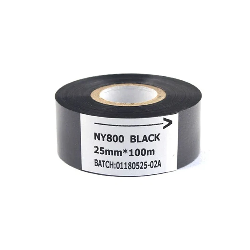 NY800 Coding machine ribbon black lettering Thermal Transfer Ribbons date packing machine labelling machine ink ribbon