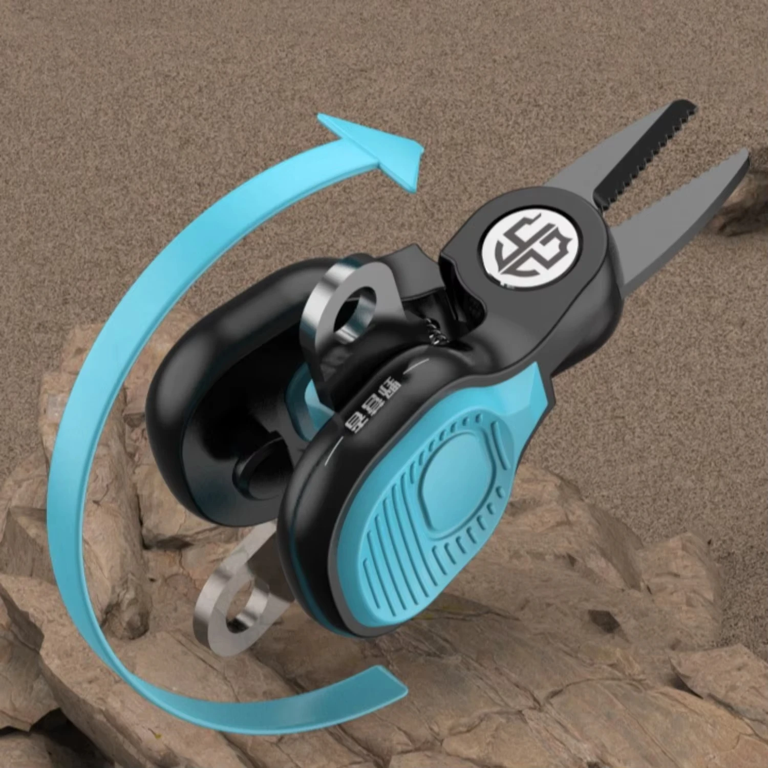 Tijeras de pesca acero inoxidable – Hoja dentada para señuelos y PE - imagen 5