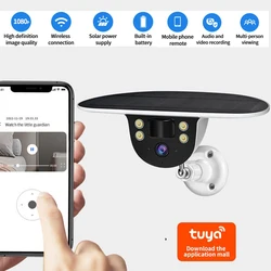 2.4GHz Tuya Smart Wifi Home IP Camera Solar monitoring camera WiFi CCTV Camera outdoor WIFI wireless monitor Video Surveillance
